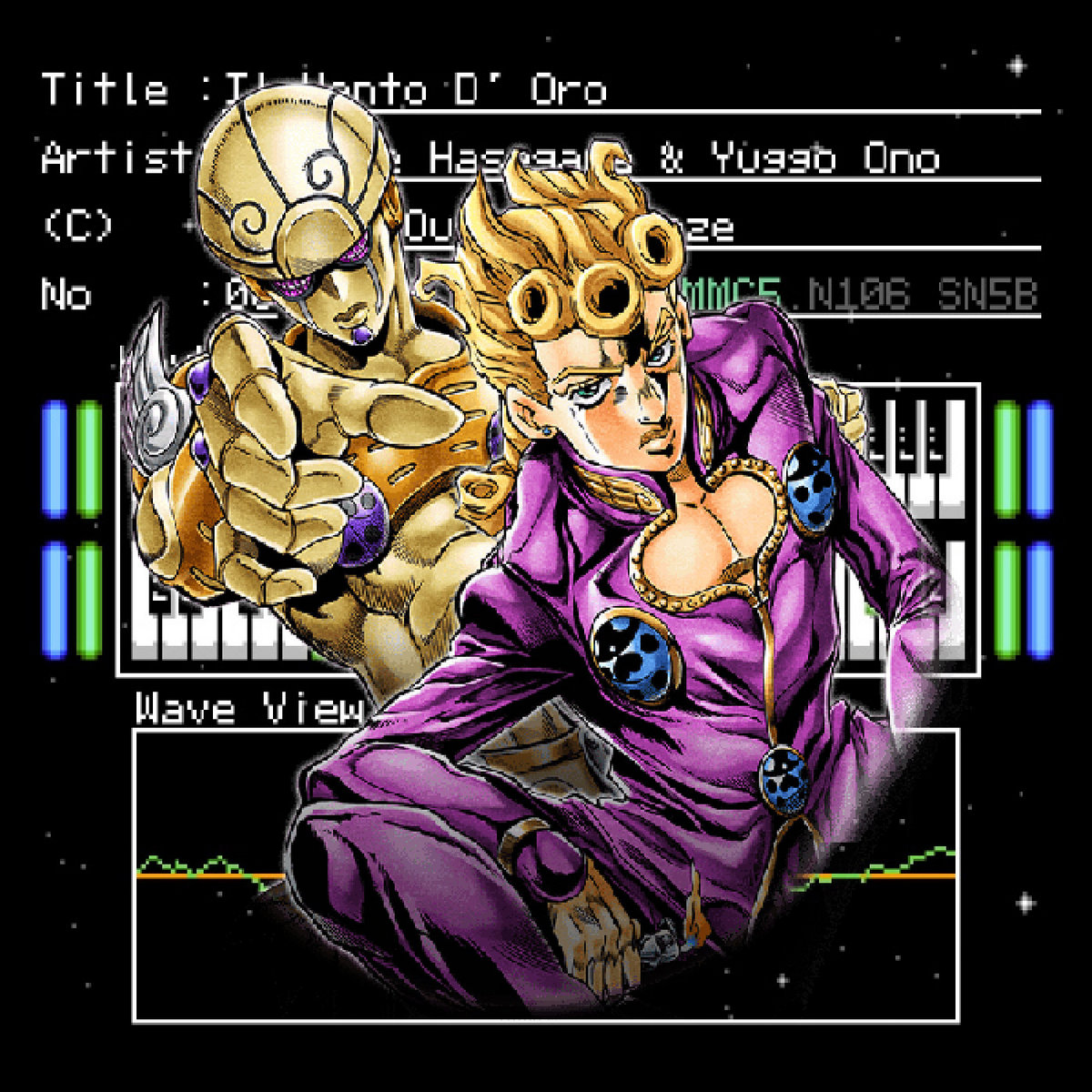 JoJo's Bizarre Adventure - Il Vento D'Oro (Giorno's Theme) MIDI