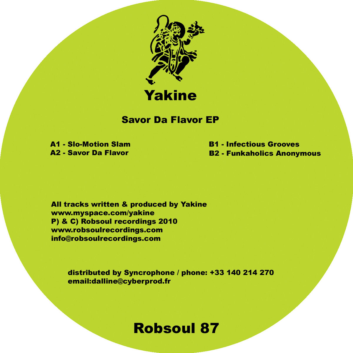 Infectious Grooves - Yakine | Robsoul Recordings, image size:1200x1200