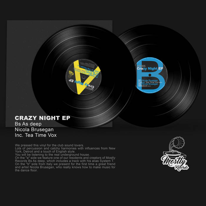 Bs As Deep, Nicola Brusegan / Crazy Night EP Bs As Deep, Nicola Brusegan / Crazy Night EP