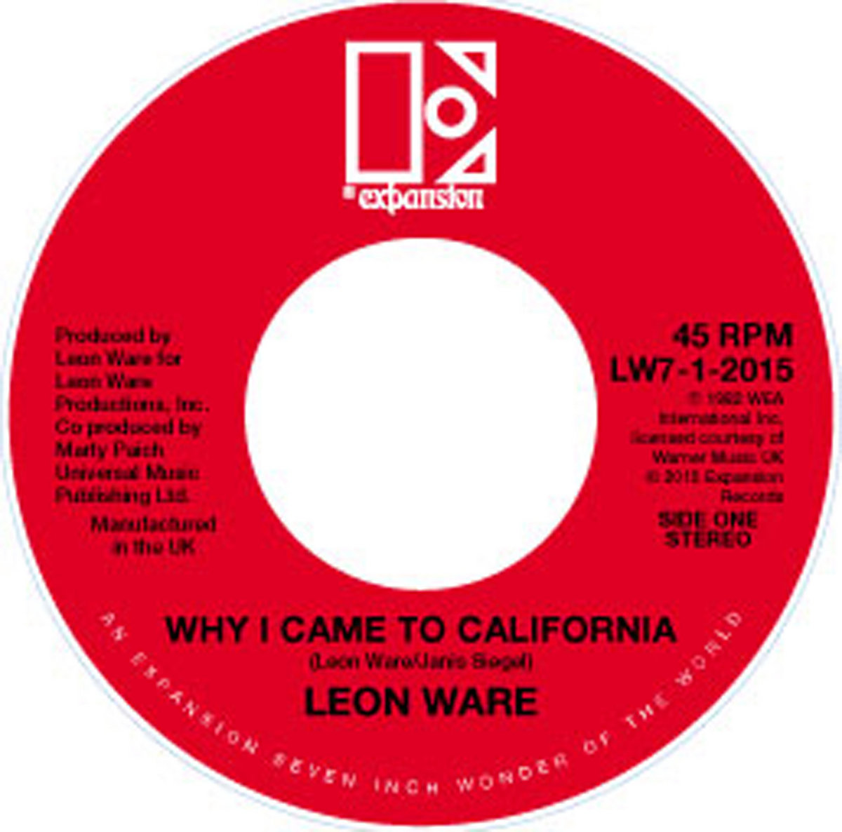 洋楽 LEON WARE LP Why I Came To California Why I Came To California | Leon Ware (At Expansion)