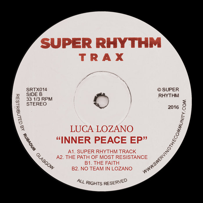 SRTX014 Luca Lozano Inner Peace EP Luca Lozano