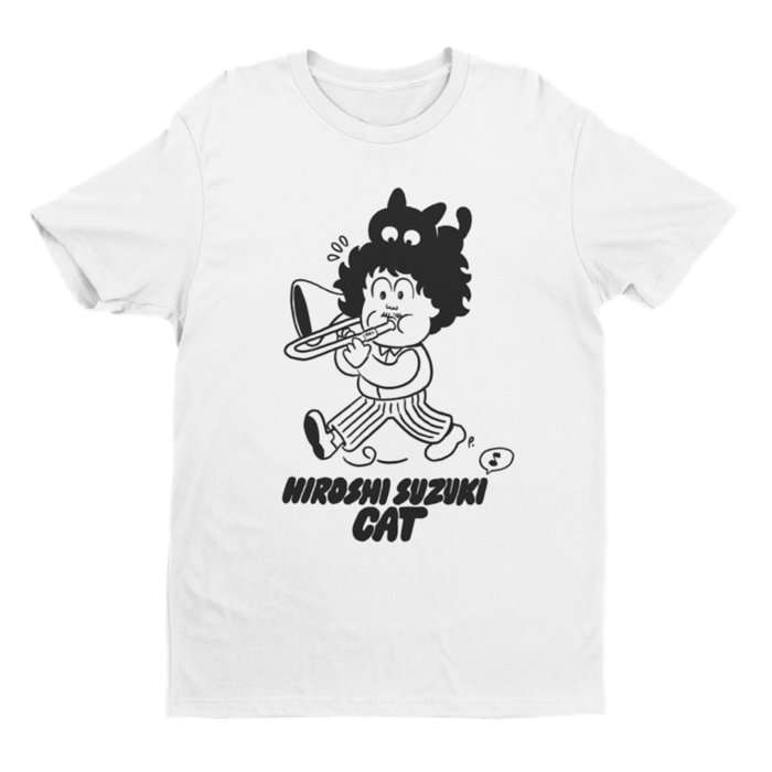 Cat T-Shirt (Pierre Thyss Design) | Hiroshi Suzuki | WRWTFWW Records