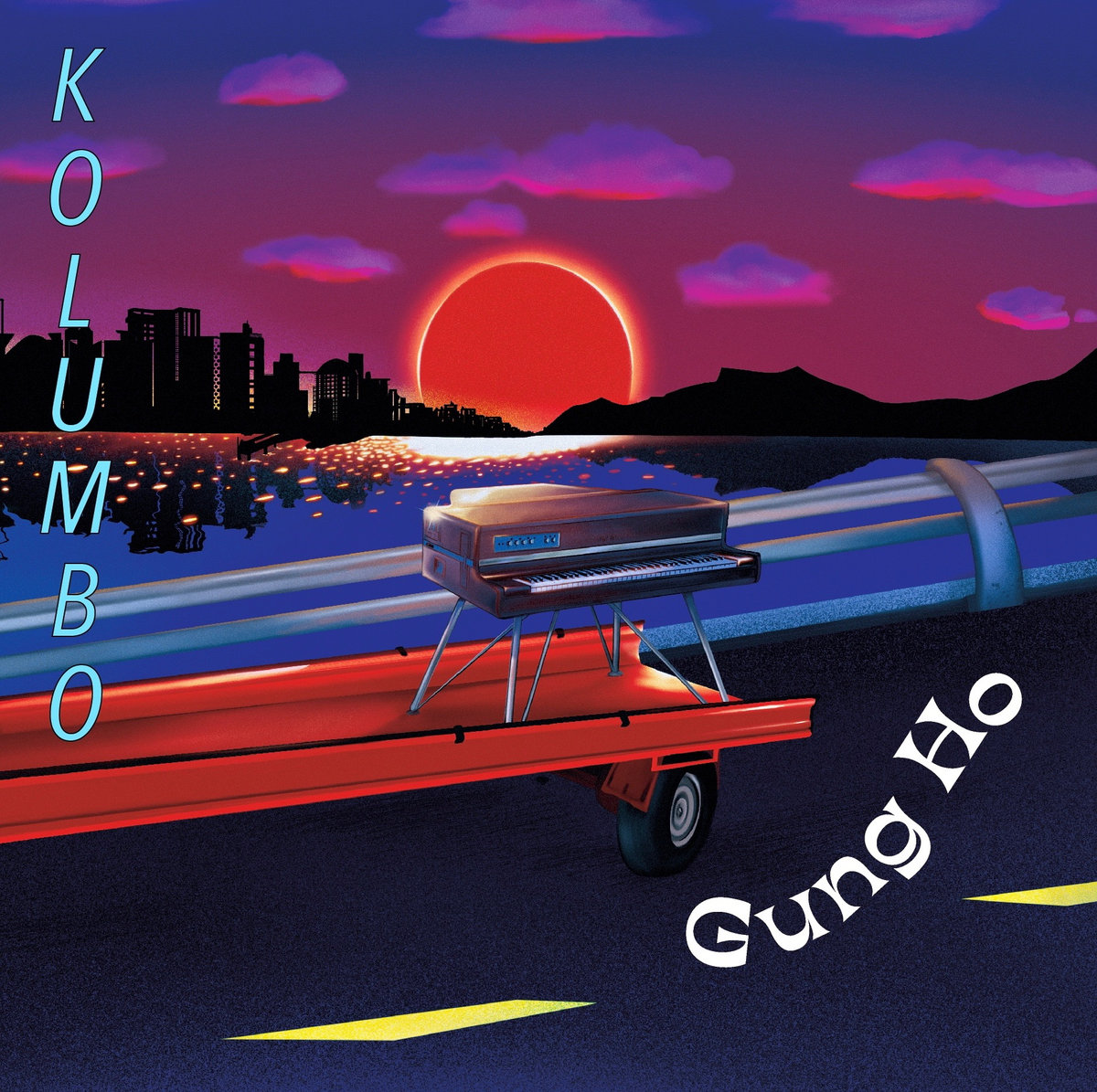 Gung Ho by Kolumbo is a very impressive record. I'd never heard of Kolumbo until the L'Clair show at the Sultan Room in June where Kolumbo was opening and he came prepared with a full vintage synth setup, sporting a Fender Rhodes and Sequential Circuits Prophet 5 Rev 3 and a full Vintage Mellotron. This record just oozes Jobim vibes and spacey Bossa Nova vibes. Kolumbo is an amazing live band as well, breezing thru the complicated synth lines with ease. This record has it all nailed down, amazing rhythms, amazing harmonies and amazing melodies. Can't wait to hear more and catch another live set. Some favorites off this one are Lost Paraiso and the Key Club, 1976.