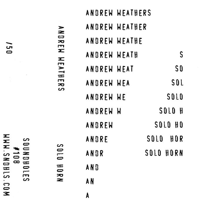 Solo Horn | Andrew Weathers
