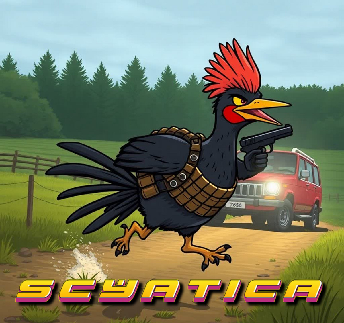 Pukeko Fight Pukeko Warrior | Scyatica