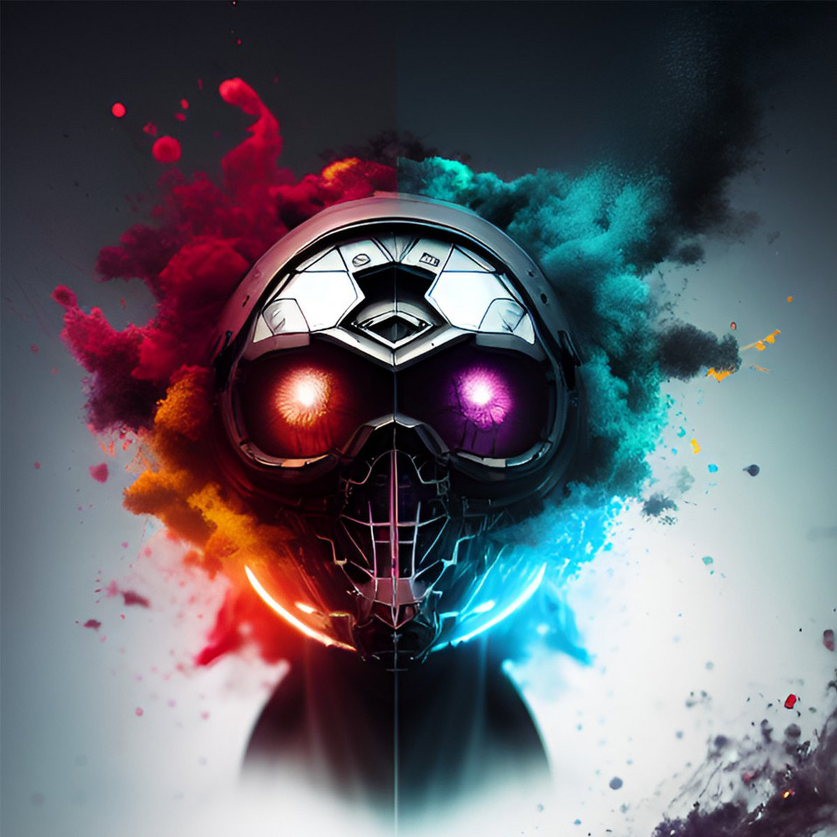 Dubstep Wallpaper Gas Mask Red