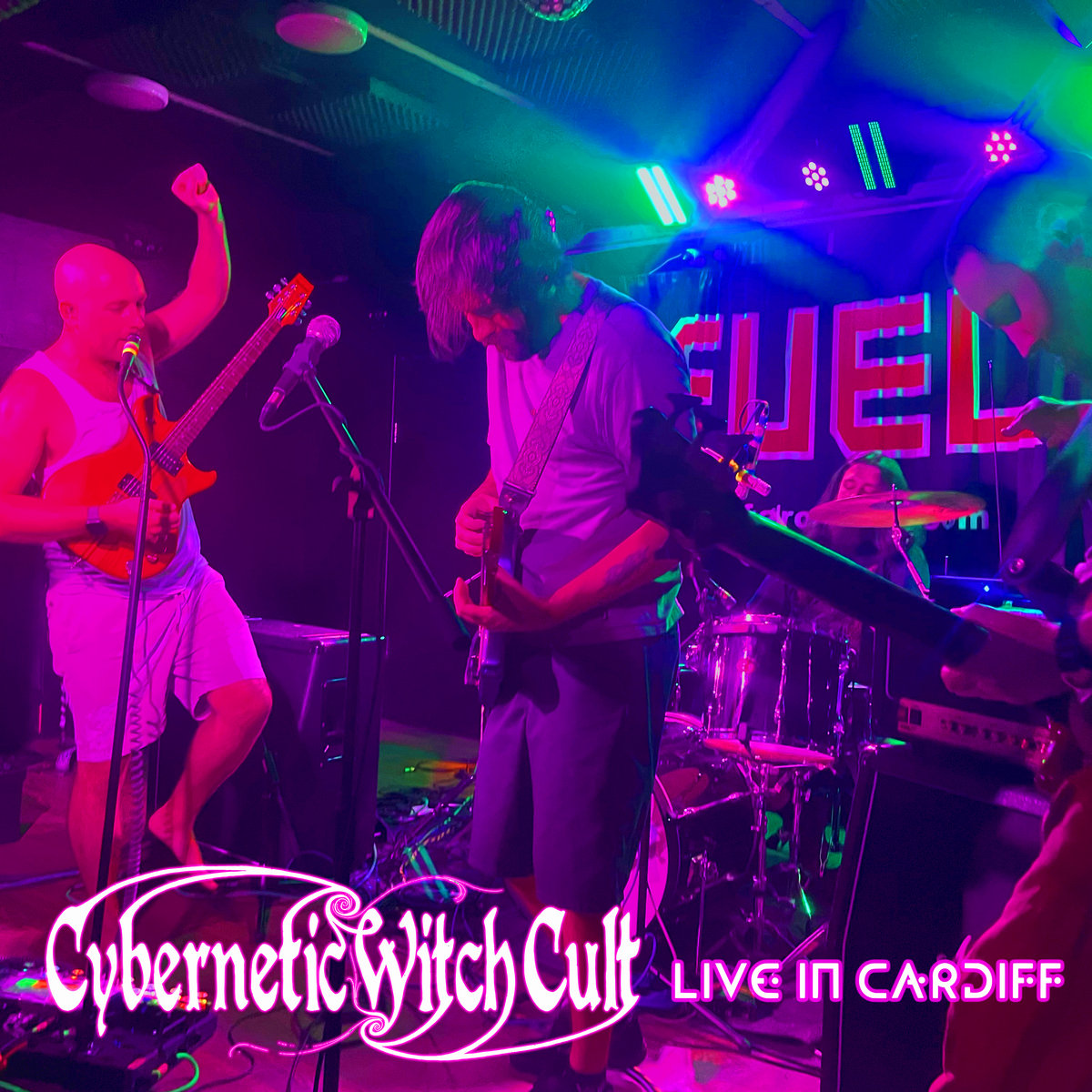 Cybernetic Witch Cult performing at Fuel Rock Club, Cardiff, August 2026