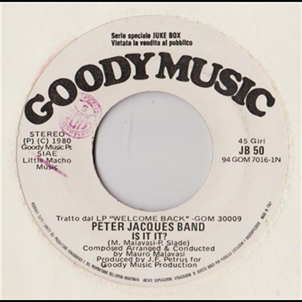 Is It It Mothers Love Mama Mia | Peter Jacques Band