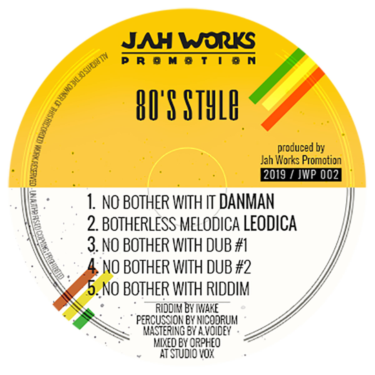 Jah Works Promotion 80's STYLE RIDDIM | Danman - Leodica