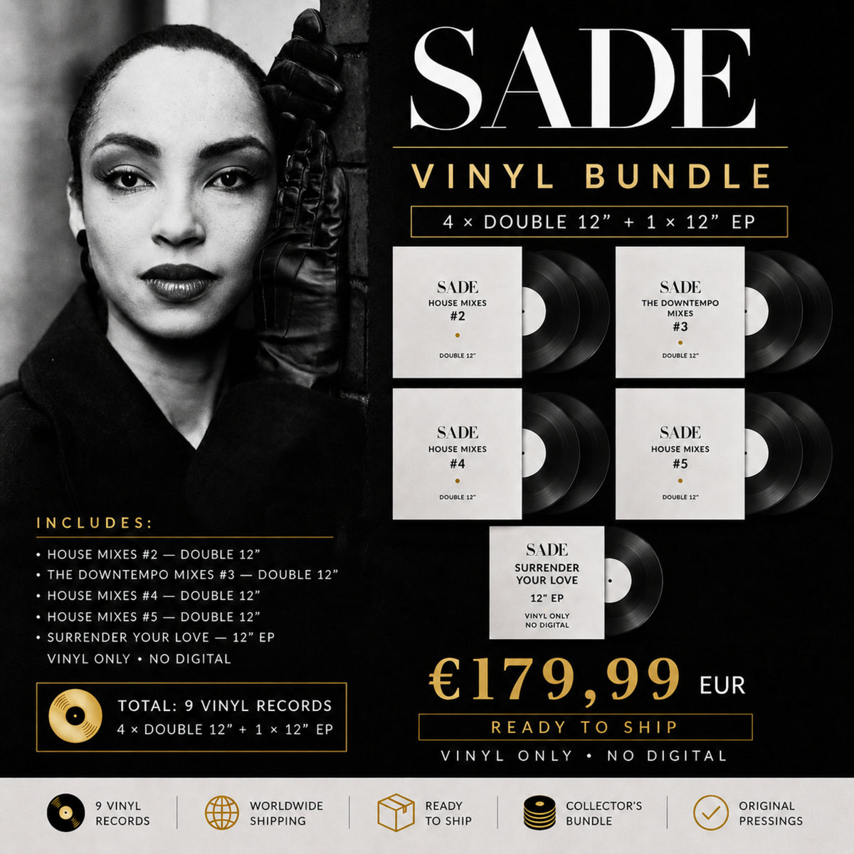 洋楽 Sade 4 House Mixes House Mixes #4 (2LP - 2x12