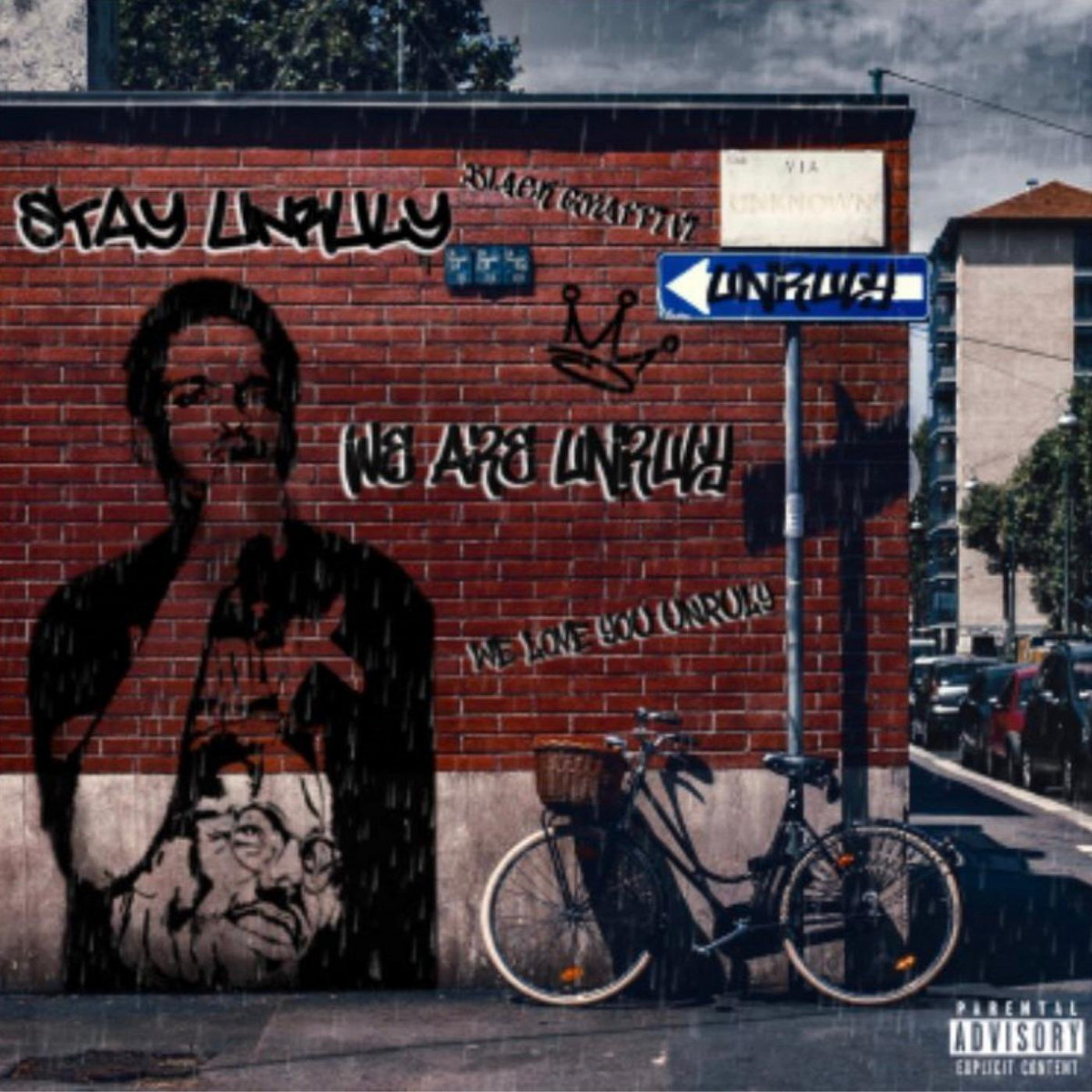 Black graffiti | Unruly