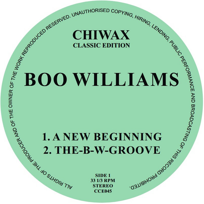 CCE045 | Boo Williams | dbh-music
