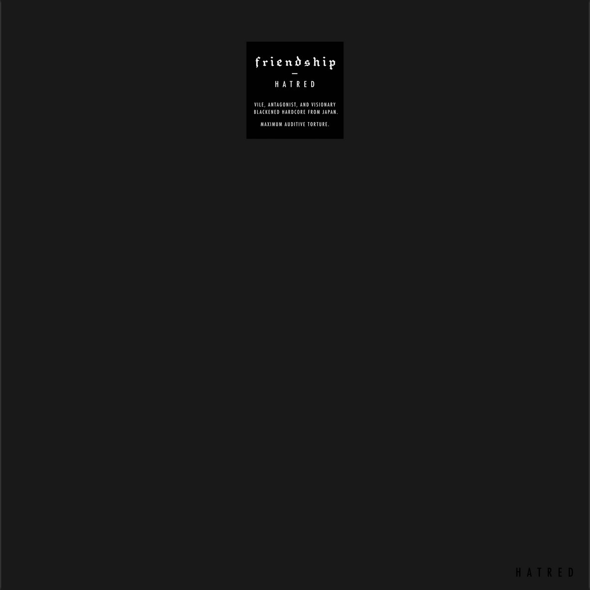 hatred-friendship