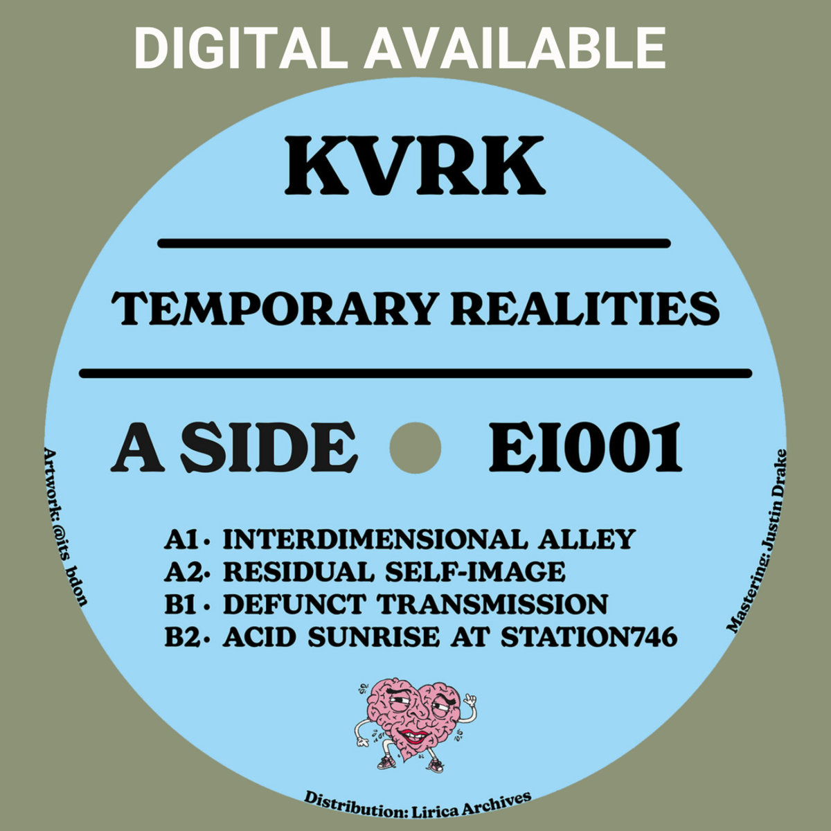 洋楽 CORMAT/VIRTUAL REALITY/LIL MILT/G-RAP CORMAT/VIRTUAL REALITY/LIL MILT/G-RAP Kvrk - Temporary Realities