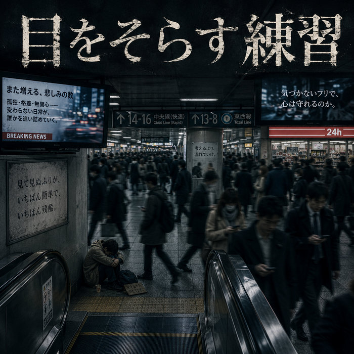 目をそらす練習のBandcamp公式ジャケット