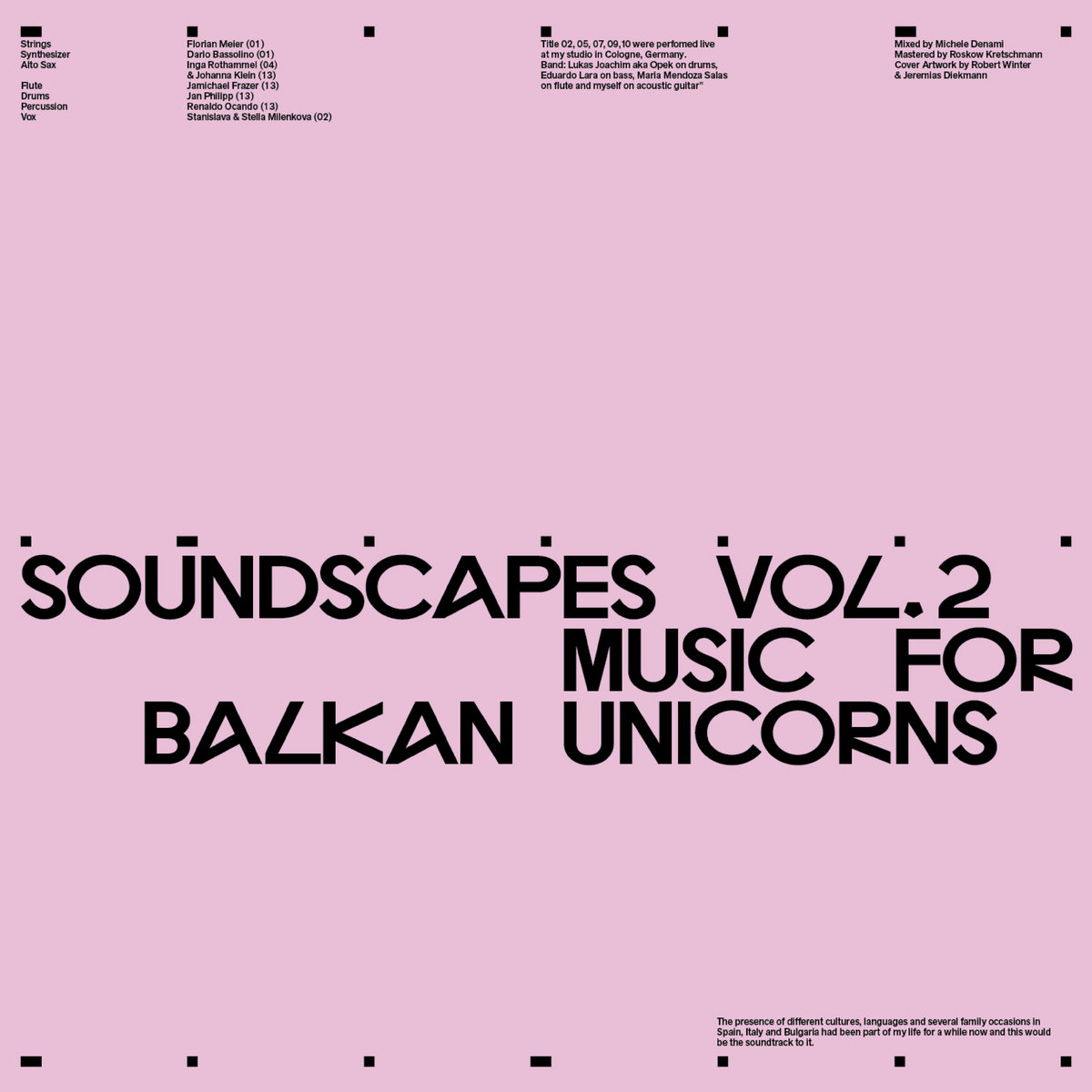 Soundscapes Vol.2 - Music For Balkan Unicorns | Gianni Brezzo