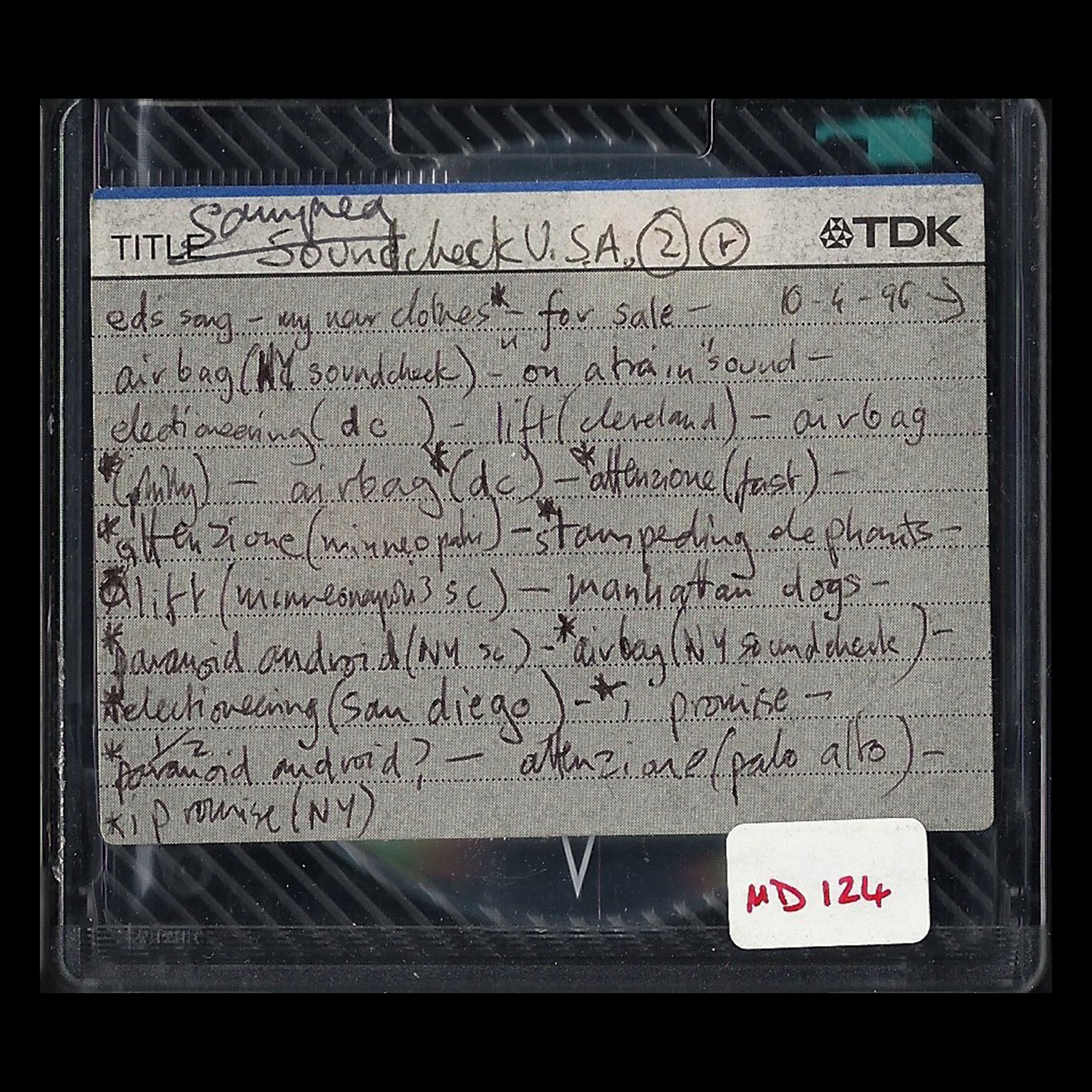 The official MINIDISCS [HACKED] comes with 18 cover images r/radiohead