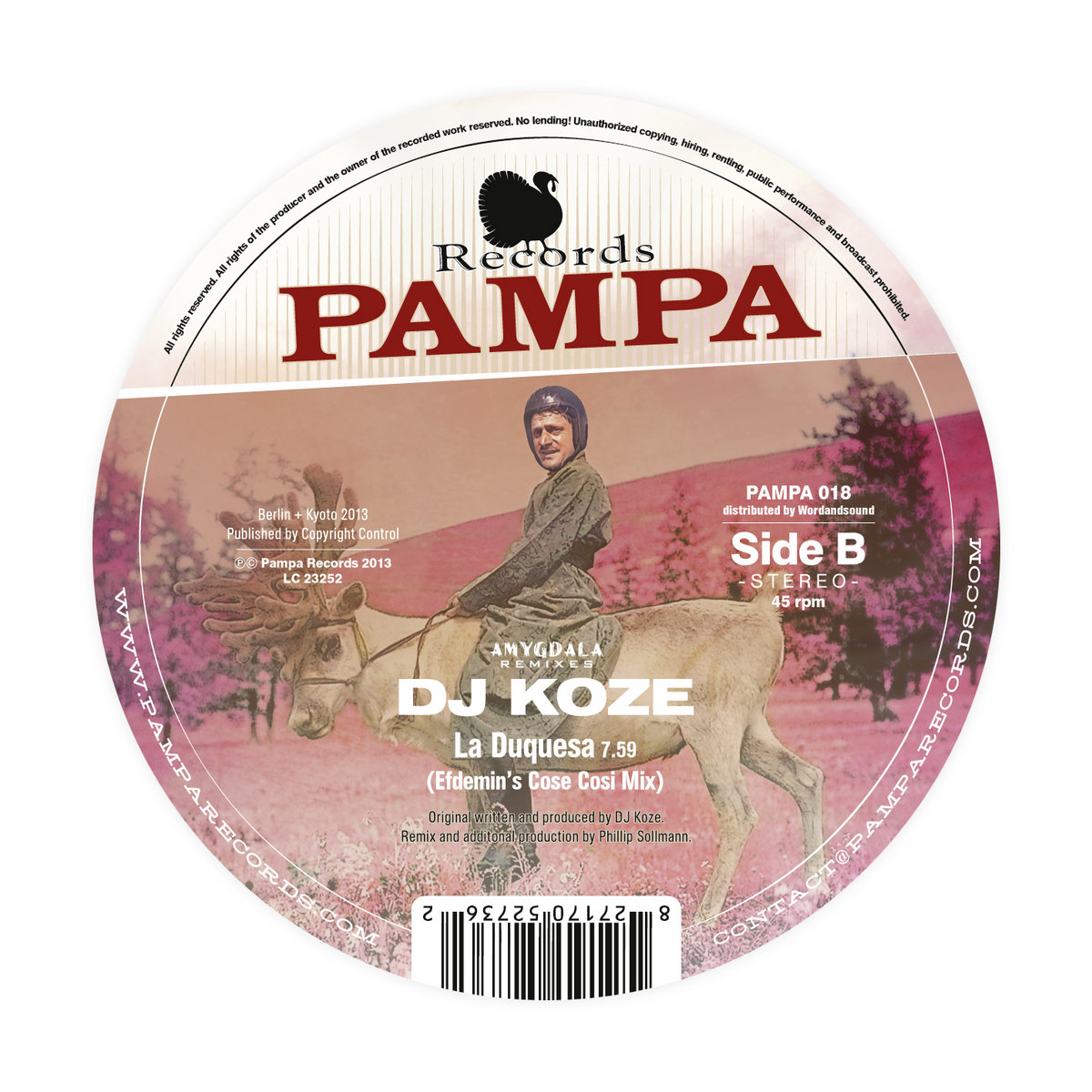 Amygdala Remixes #1 (Pampa018) | DJ Koze