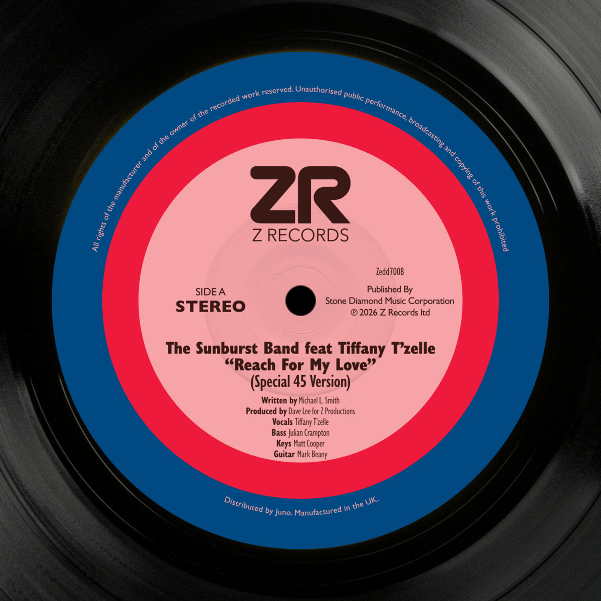 Reach For My Love / 27 Sided (Special 45 Versions) | The Sunburst