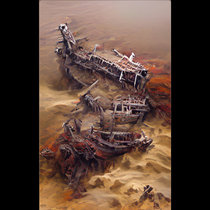 The Iron Shipwreck Consumed By Martian Quicksand cover art