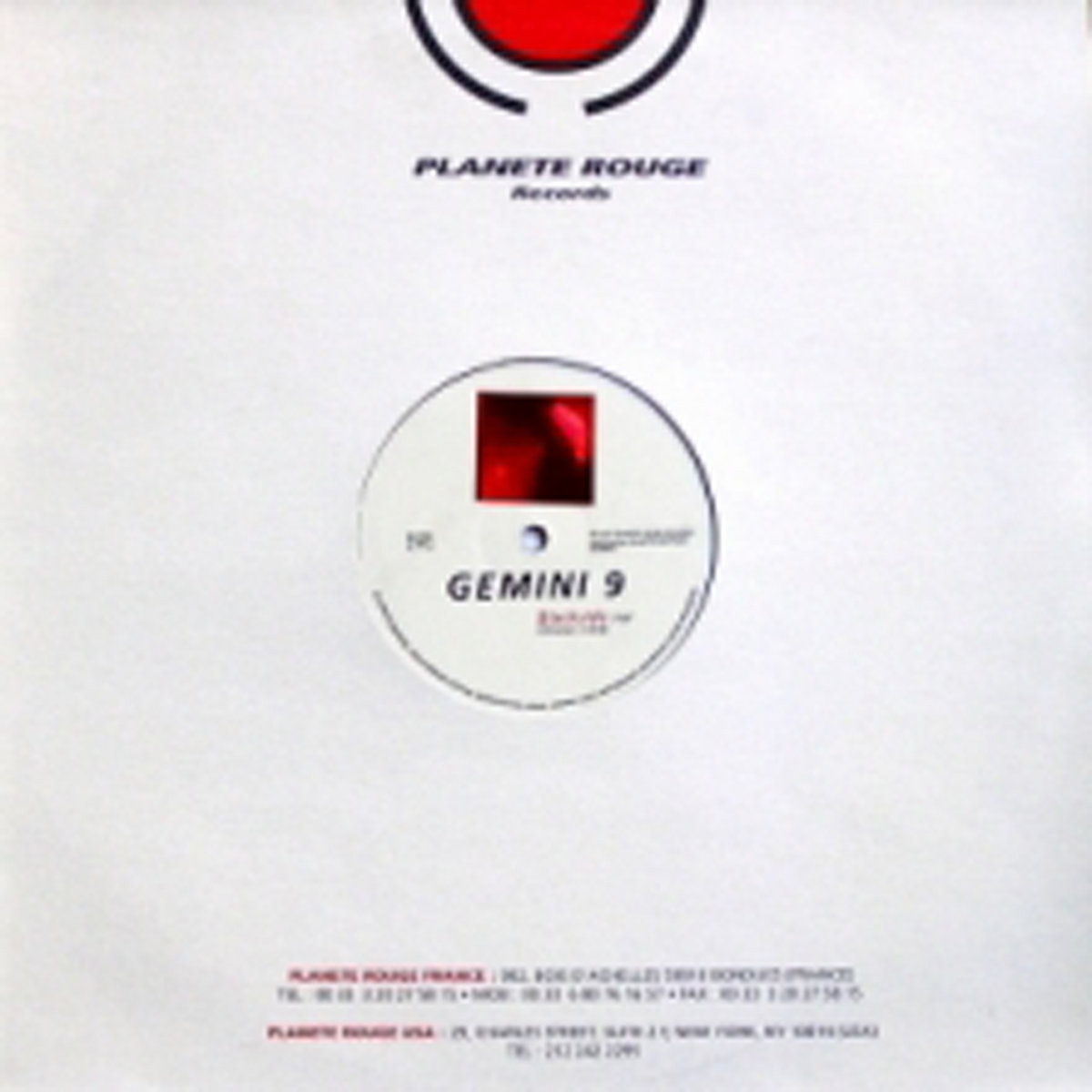 Gemini 9 E.P (1998) | Gemini 9 (aka Terence Fixmer ) | Terence Fixmer