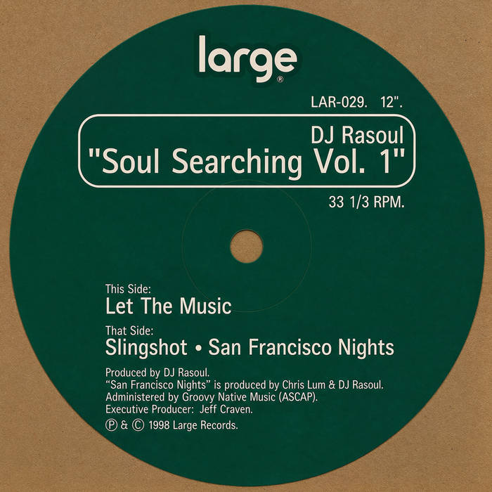 SOUL SEARCHING/DESSERT：希少CD Soul Searching Vol 1 | DJ Rasoul | Large Music