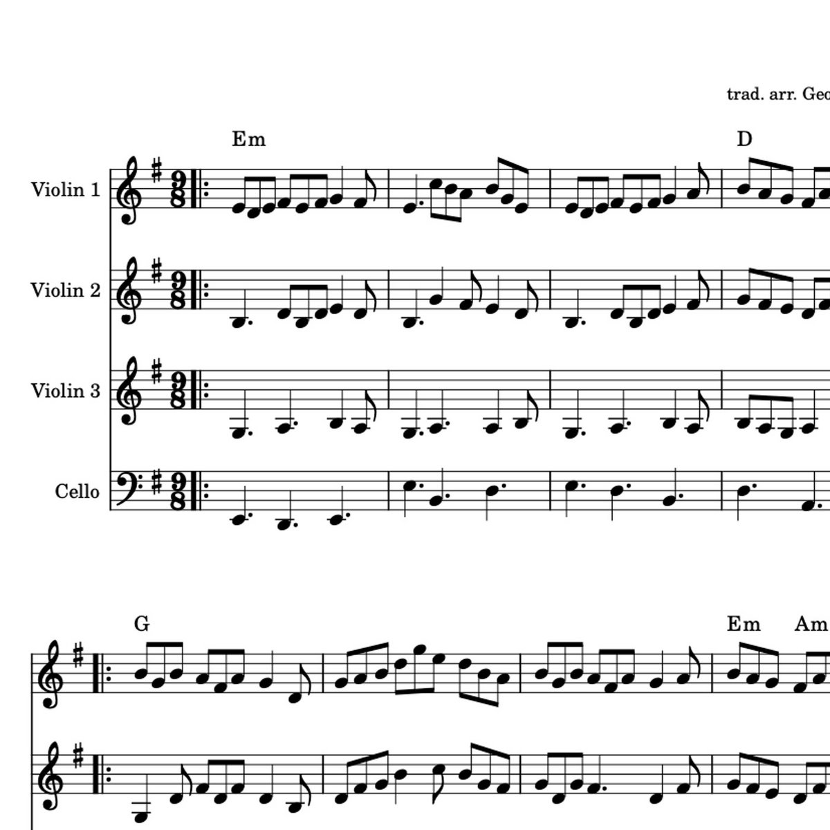 the-kid-on-the-mountain-pdf-four-part-harmony-sheet-music-for-strings