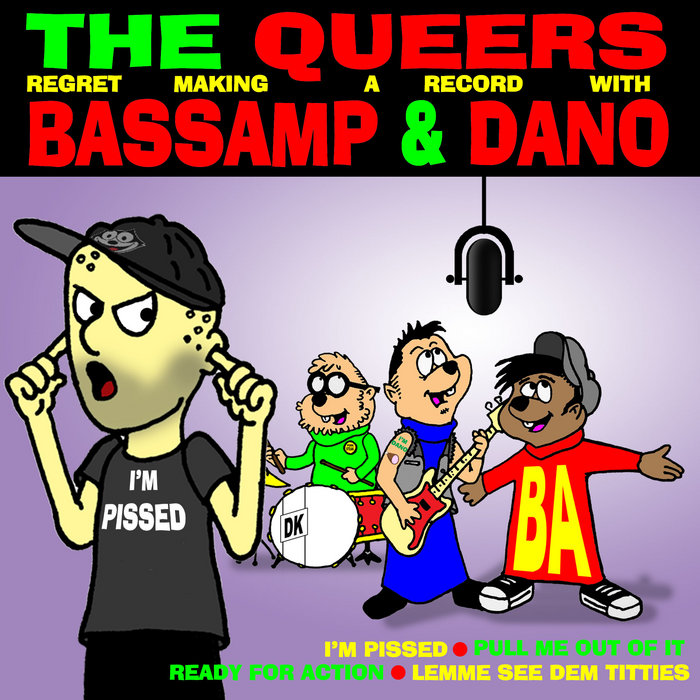Split Hits the Fans The Queers / Bass Amp & Dano Failure Records