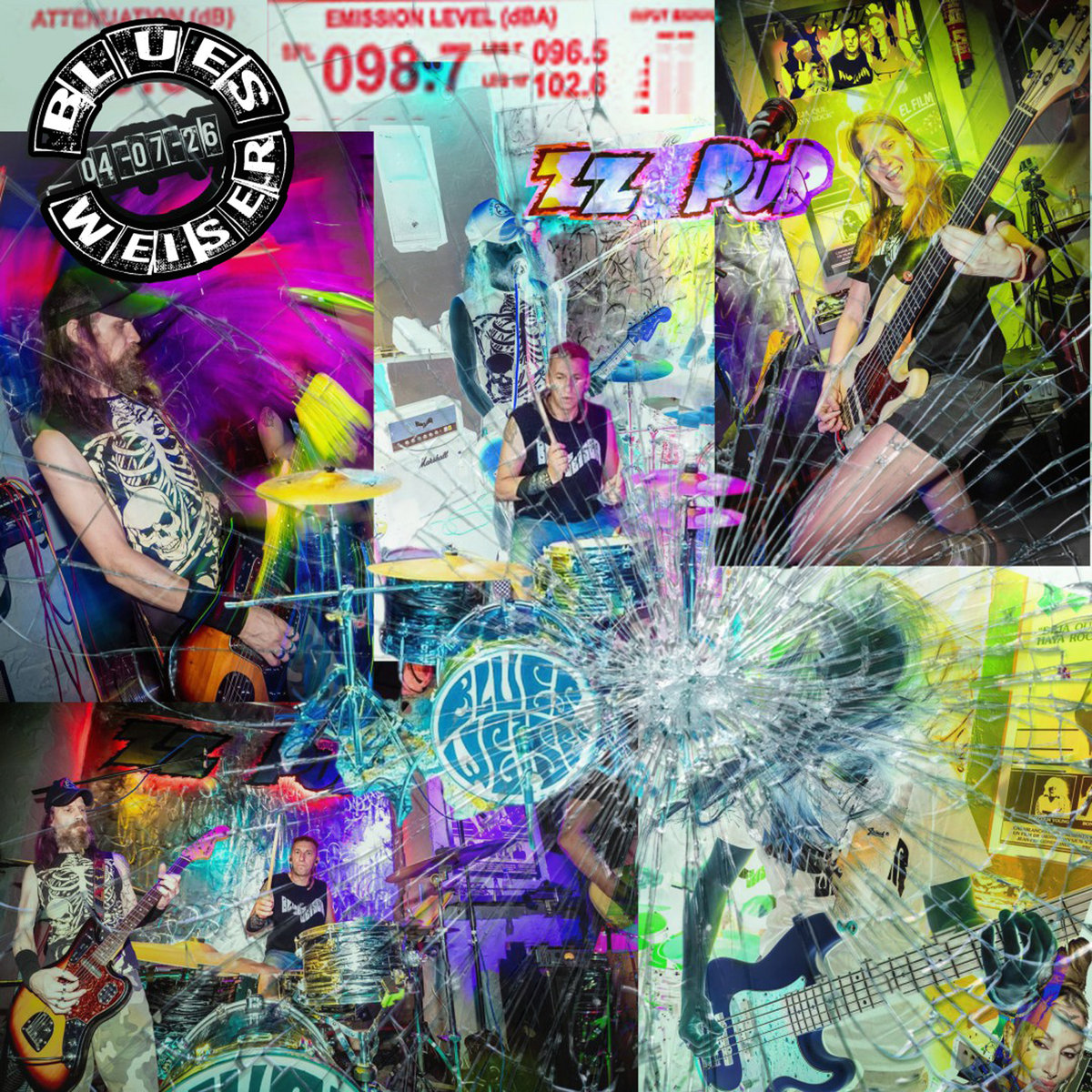 Portada del álbum en directo de Blues Weiser grabado en ZZ Pub Málaga