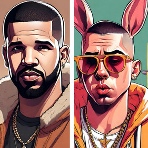 Drake, Bad Bunny - MIA (CALI JERSEY EDIT) cover