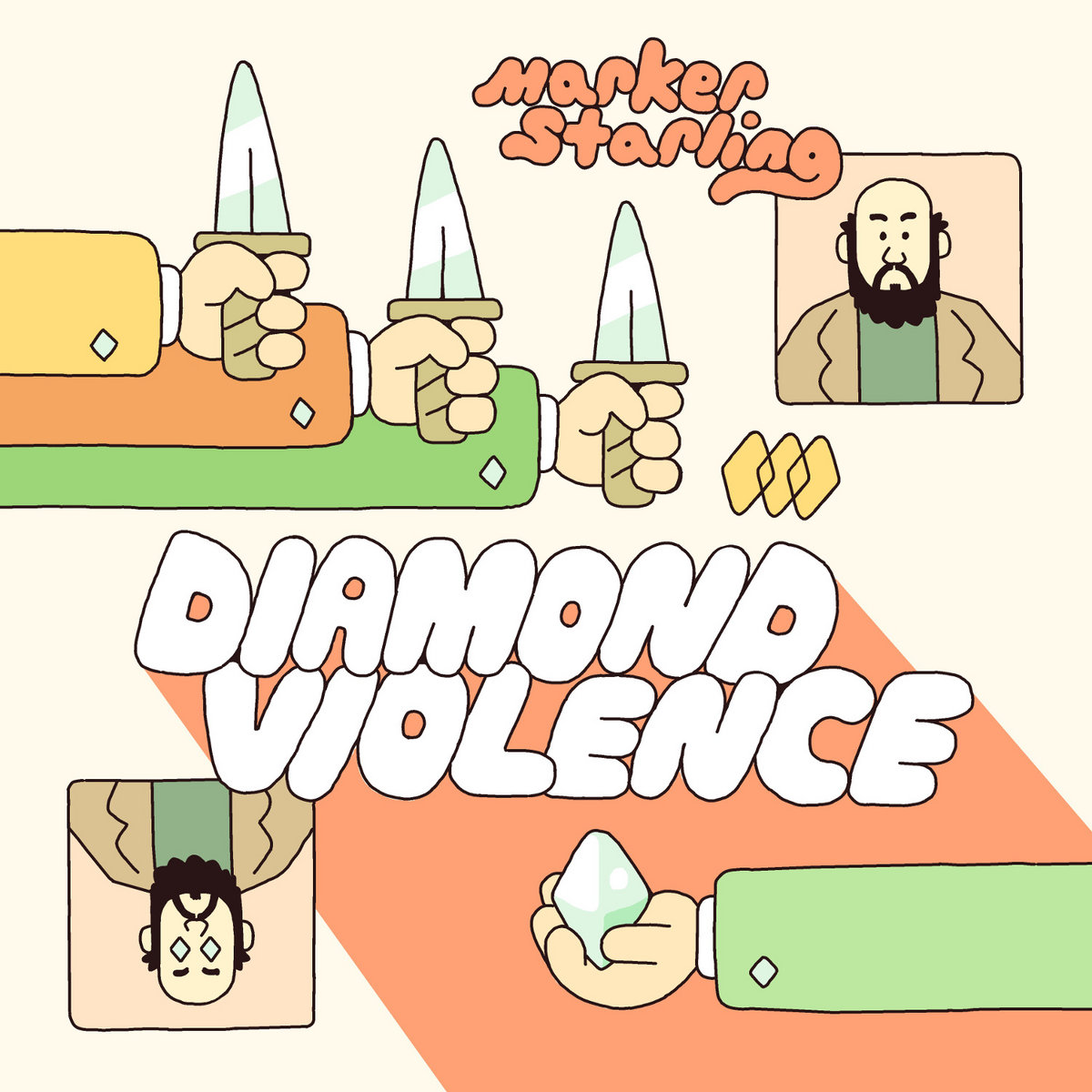 DIAMOND VIOLENCE MARKER STARLING LP 限定盤 Diamond Violence | Marker Starling | 7e.p.