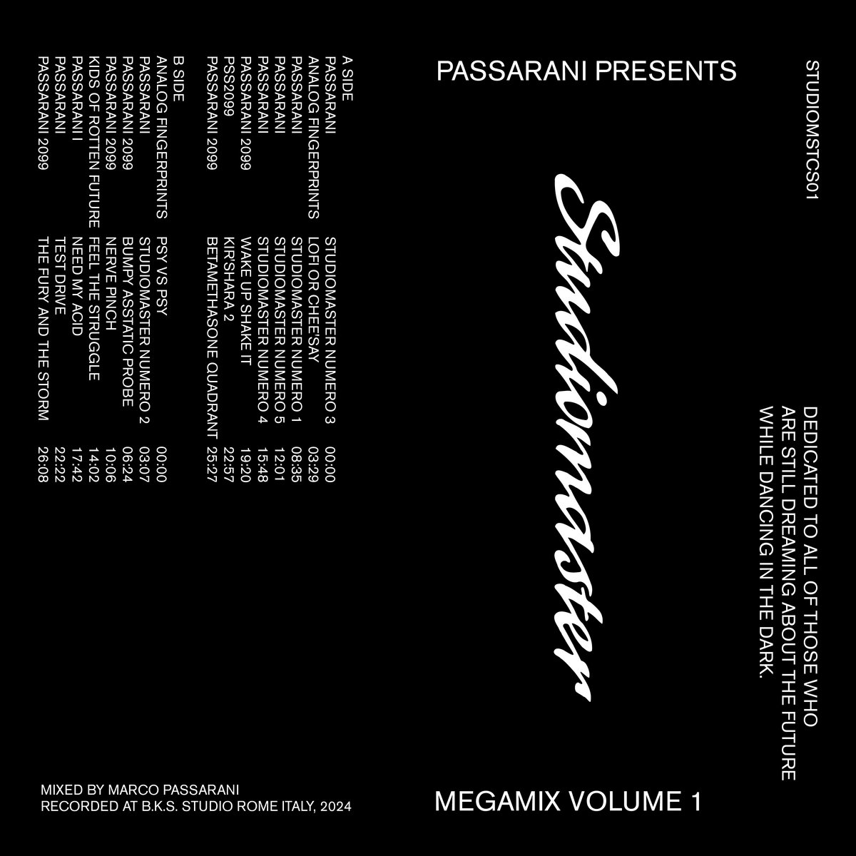 Studiomaster Megamix Vol. 1 | Passarani
