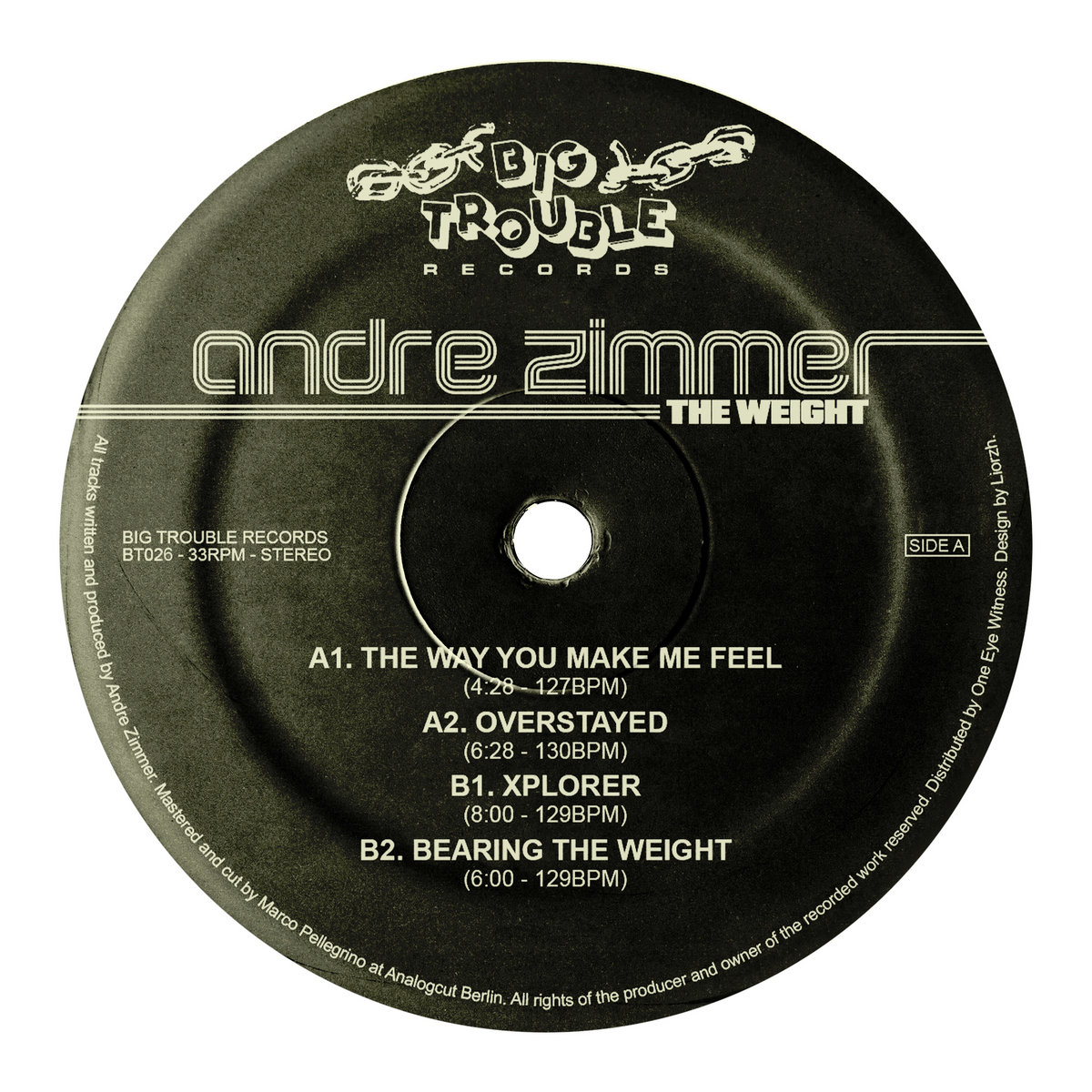 Saved My Life EP | Andre Zimmer | Big Trouble Records