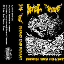 KOMBAT / TORTURE TOMB SPLIT TAPE - GREASED THEN RELEASED cover art