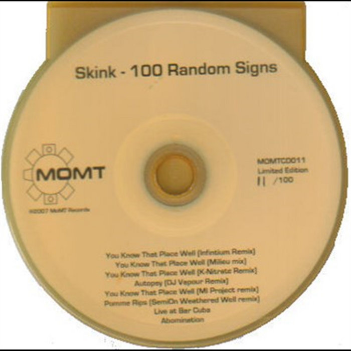 100 Random Signs | Skink (2)