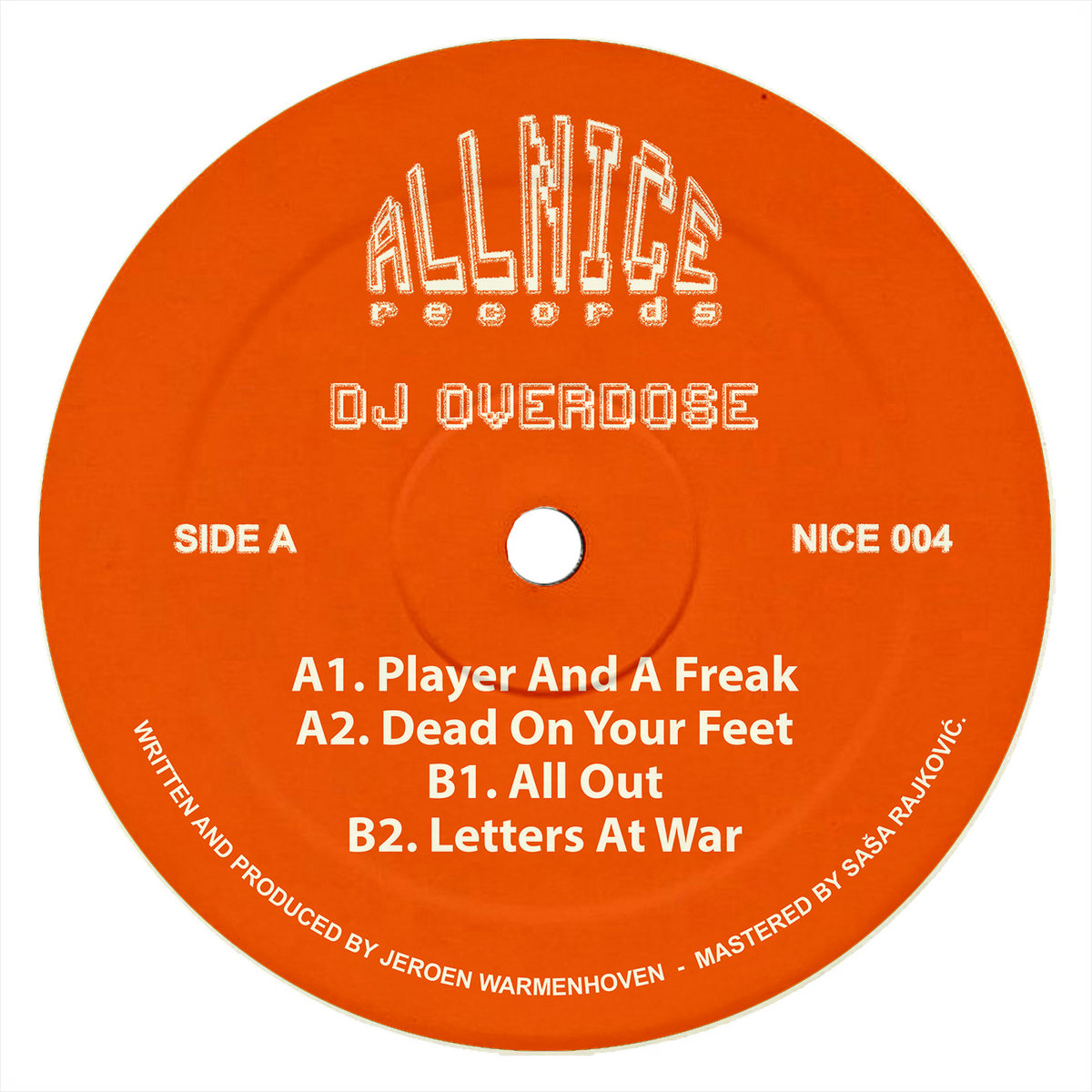 L.A.W. EP | DJ Overdose | All Nice Records