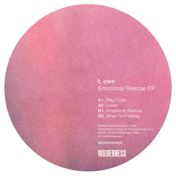 Pochette de Emotional Rescue EP par L own