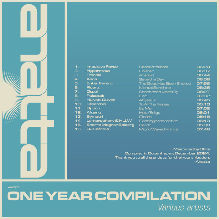 AN005 - One Year Compilation | Anatta
