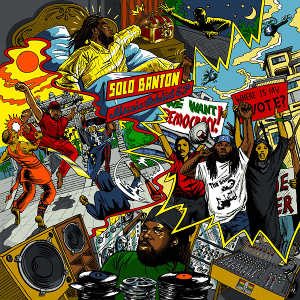 洋楽 Solo Banton Music Addict Jahtari LP Music Addict EP | Solo Banton | Jahtari