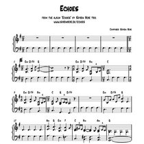 Sheet music for "Echoes" cover art