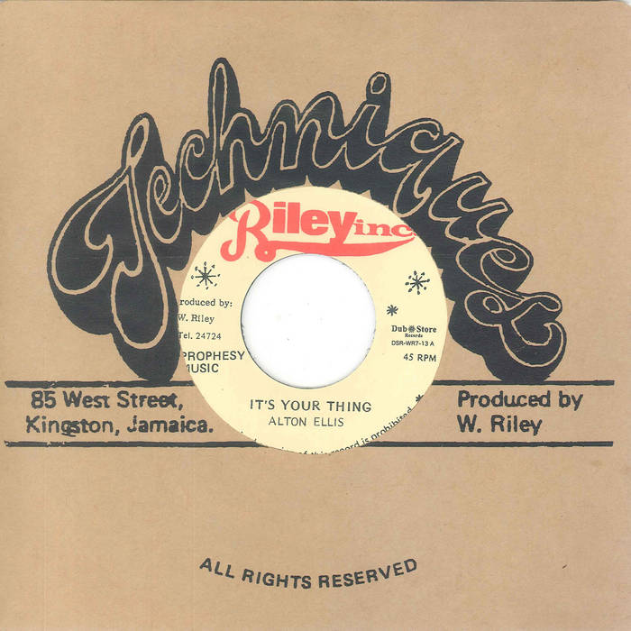 Alton Ellis - It's Your Thing / Vin Gordon - It's Your Thing Inst