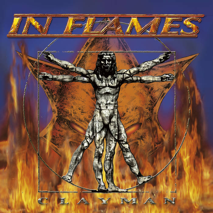 2000年クレイマン インフレイムスin flames-claymanバンドT
