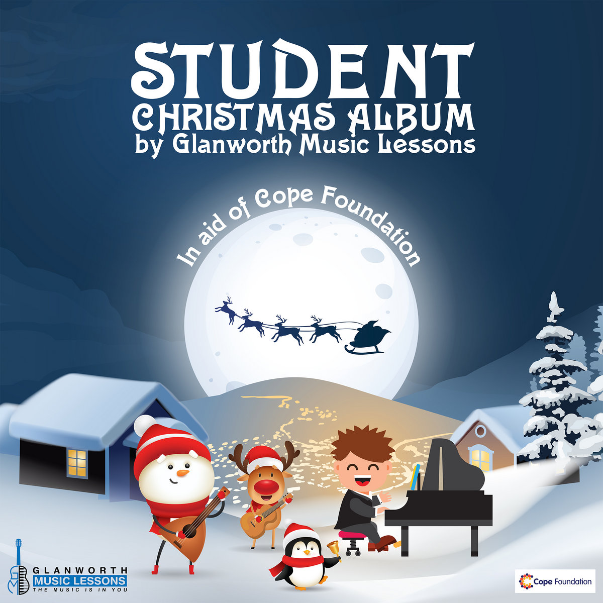 Student Christmas Album 2020 in aid of Cope Foundation cover