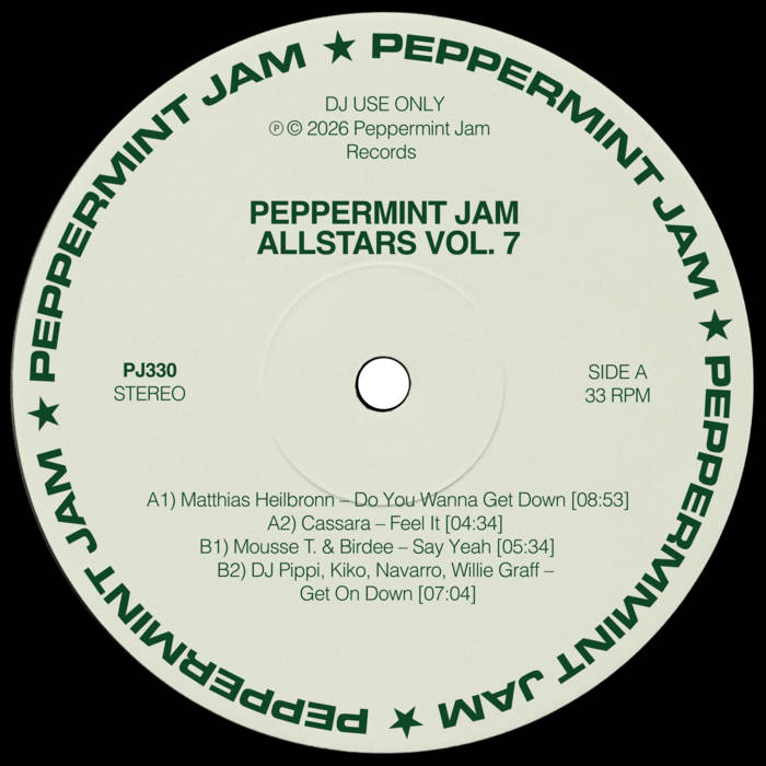 Peppermint Jam / 野暮なトラ　LP Peppermint Jam Allstars Vol. 7 | Various Artists | Peppermint Jam