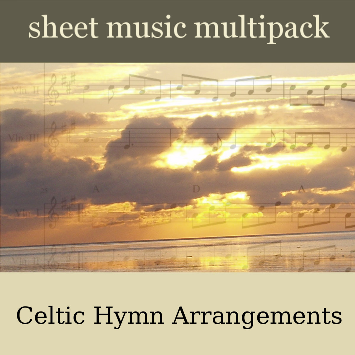 Celtic Hymns in Harmony String Quartet, Trio or Duo Sheet Music Multipack 1 Celtic Hymns in