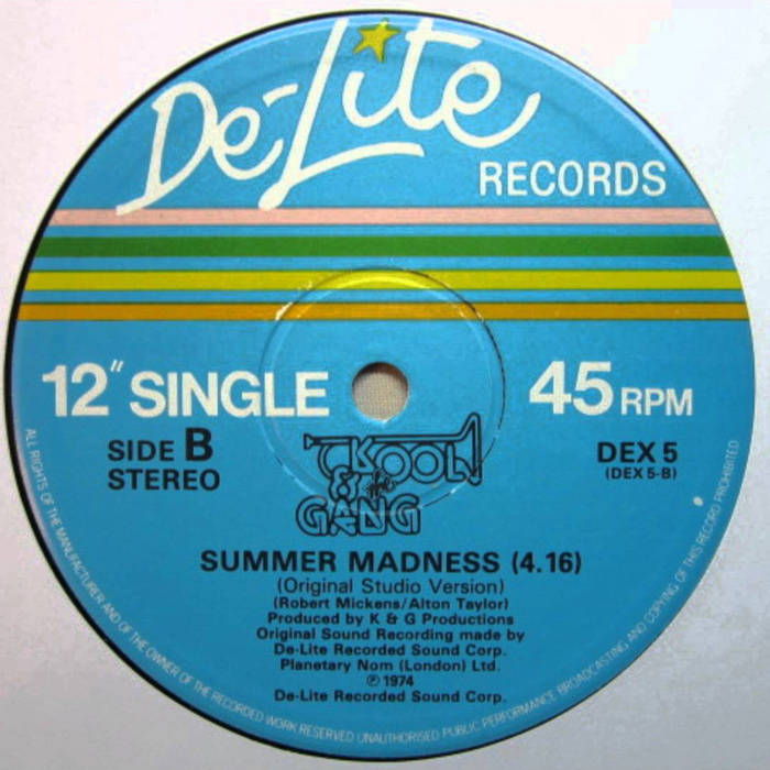 【７インチ】Kool & The Gang / Summer Madness Summer Madness - YouTube