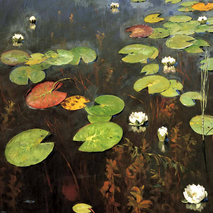 Большие листья на воде. Левитан Ненюфары картина. «Лилии. Ненюфары», 1895;.