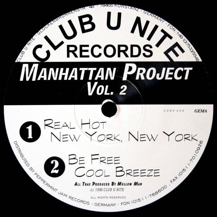 Manhattan Project Vol. 2 | Manhattan Project | CLUB U NITE