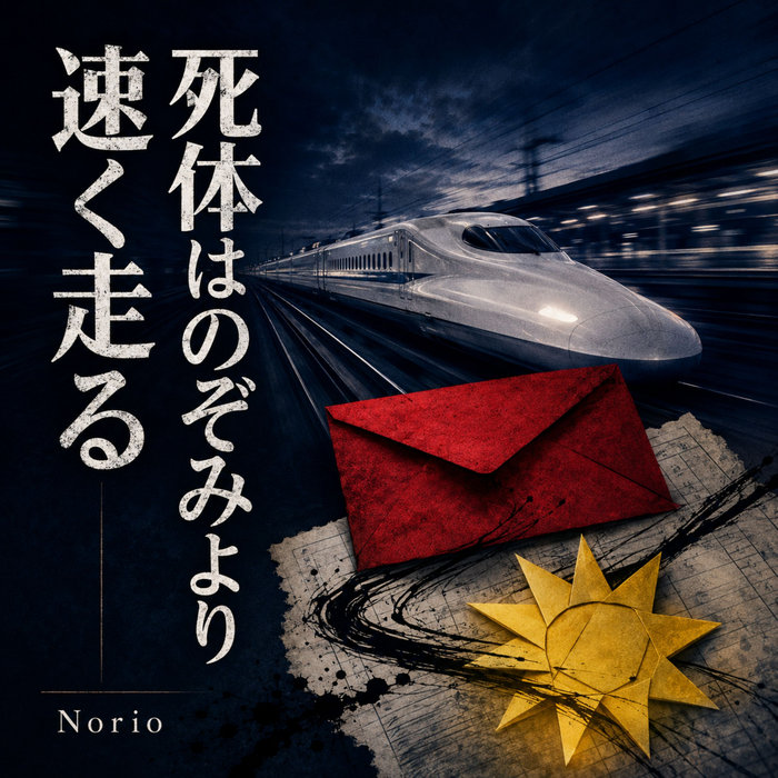 死体はのぞみより速く走るのBandcamp公式ジャケット