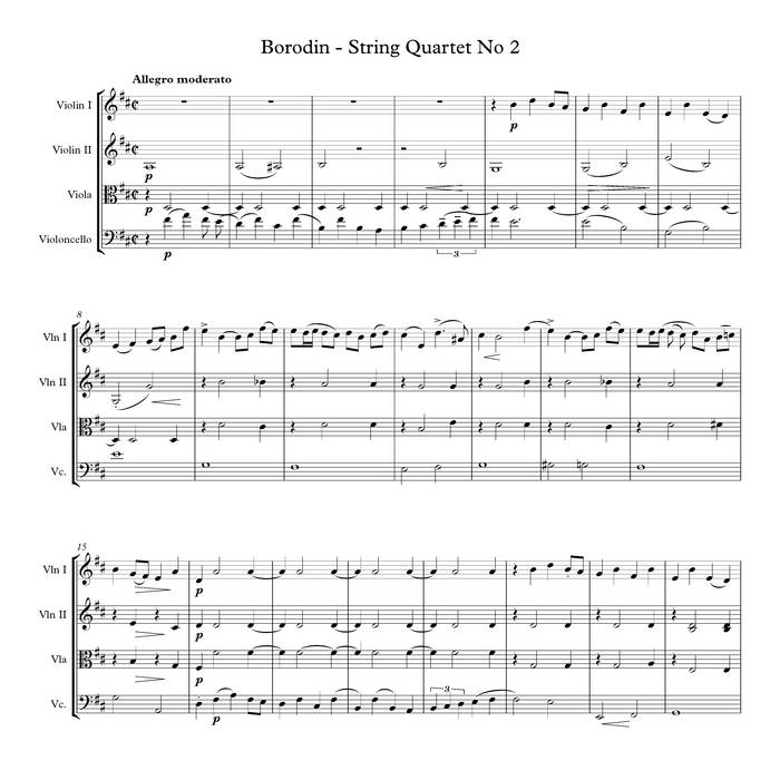 【中古】 Borodin；String Quartet No．2 AlberniQuartet Borodin - String Quartet No 2 | Minus Music